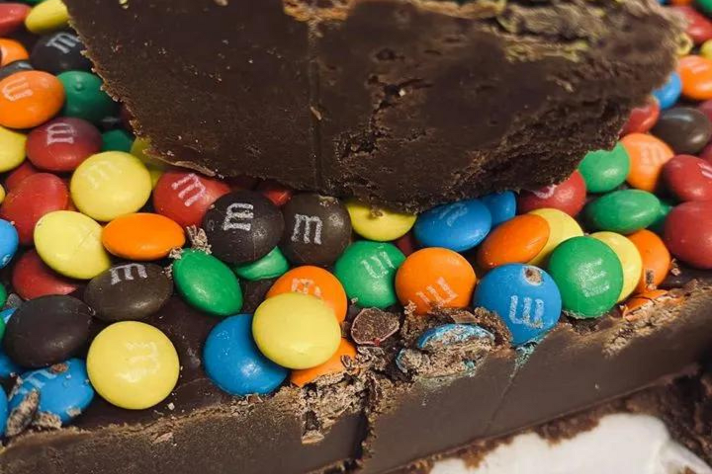 Chocolate M&M Fudge