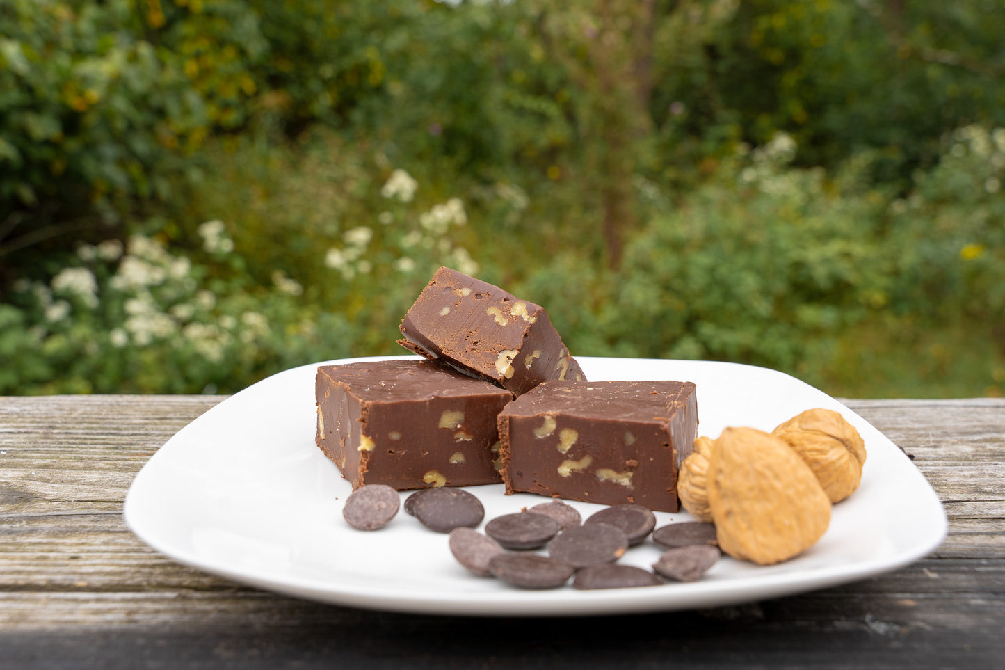 Dark Chocolate Walnut Fudge